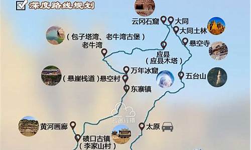 山西旅游攻略自由行程路线怎么走合理_山西旅游路线推荐自驾