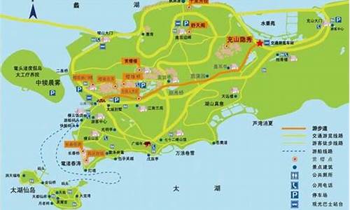 鼋头渚公园地图全图_鼋头渚公园地图全图高清