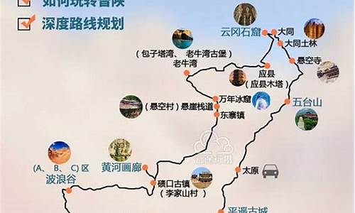 自驾游山西陕西旅游攻略_山西陕西自驾游路线