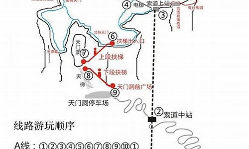 天门山自驾游攻略路线图最新版_天门山自驾游攻略路线图最新版下载